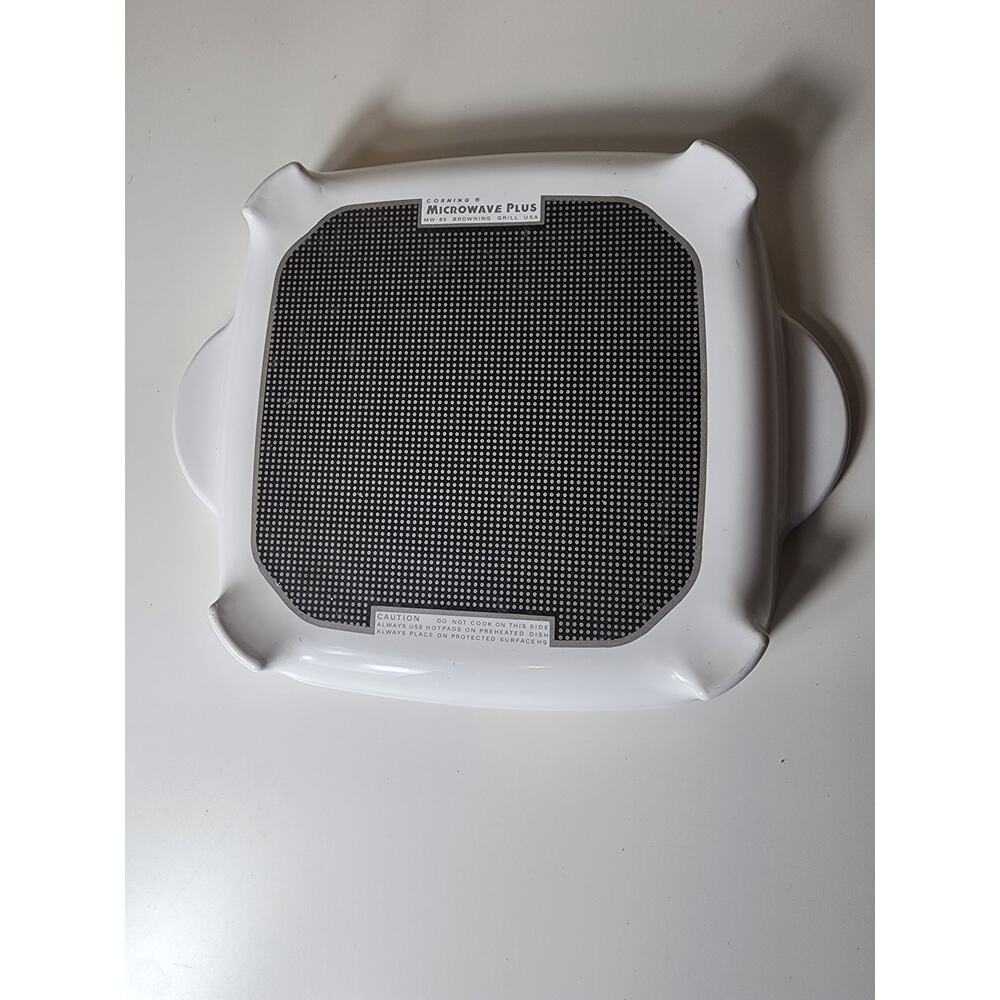 CORNING WARE Microwave Plus MW-85 and Browning Square Pan Dish - Picture 2 of 4